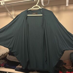 New Zara Basic Oil Green Butterfly T-Shirt - Size Large